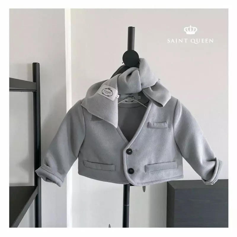 Saint Queen - Korean Children Fashion - #discoveringself - No Collar Jacket - 3