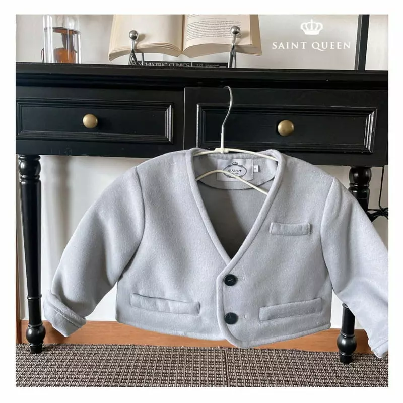 Saint Queen - Korean Children Fashion - #discoveringself - No Collar Jacket - 4