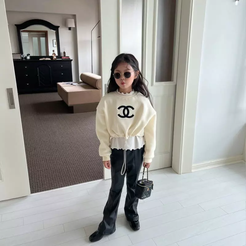 Saint Queen - Korean Children Fashion - #kidsshorts - Leather Pants - 3