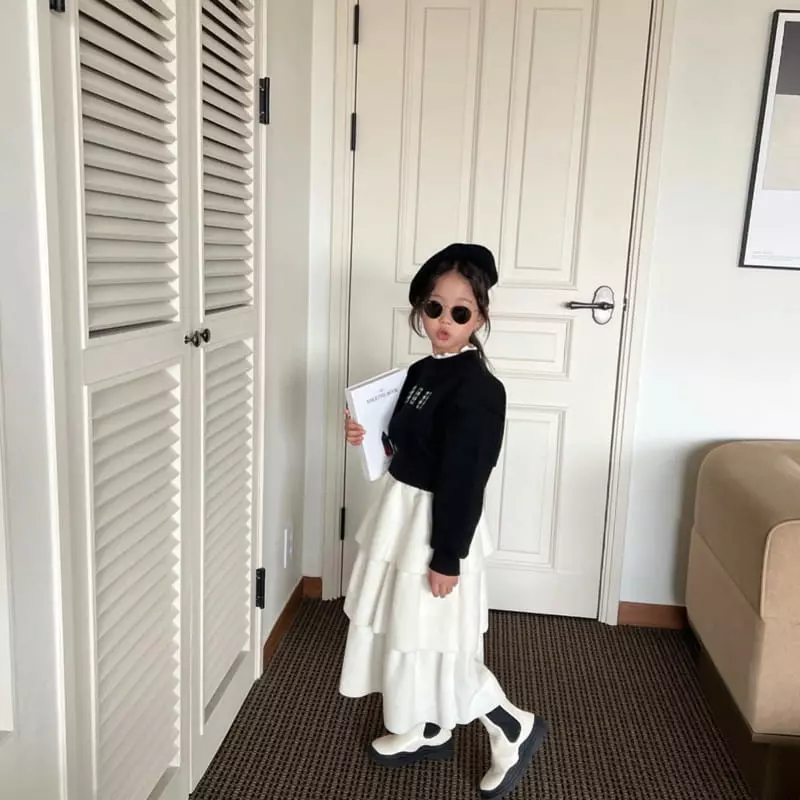 Saint Queen - Korean Children Fashion - #kidsstore - Chalotte Skirt - 8