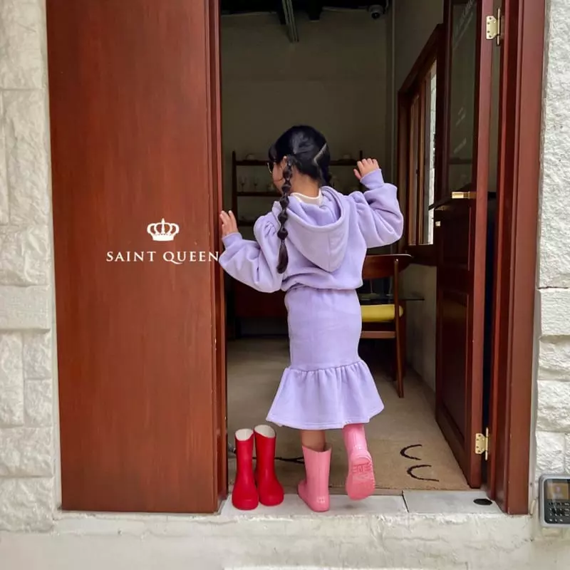 Saint Queen - Korean Children Fashion - #kidsstore - Puff Crop Hoody - 11