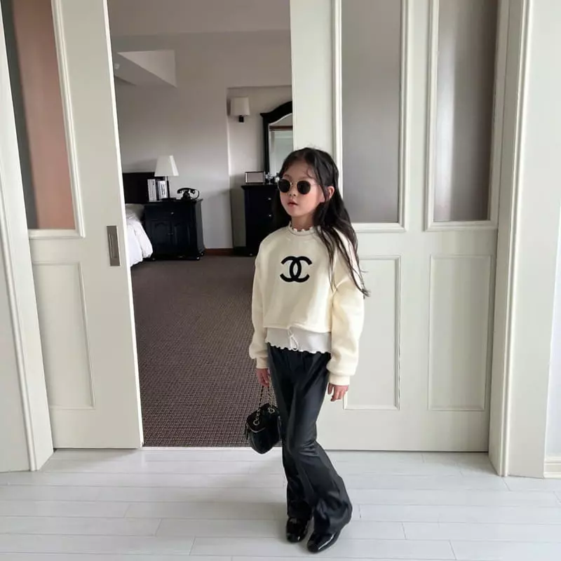 Saint Queen - Korean Children Fashion - #kidsshorts - Leather Pants - 4