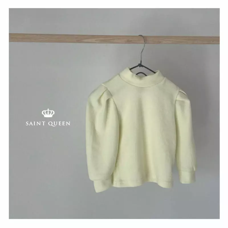Saint Queen - Korean Children Fashion - #littlefashionista - Puff Turtleneck Tee - 2