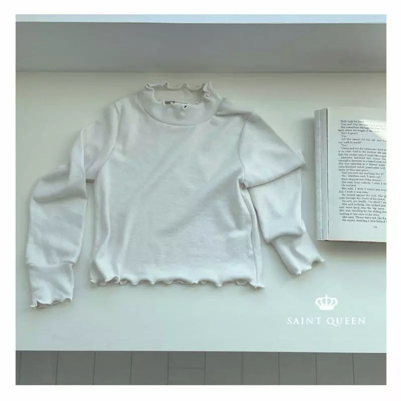 Saint Queen - Korean Children Fashion - #littlefashionista - Finger Turtleneck Tee