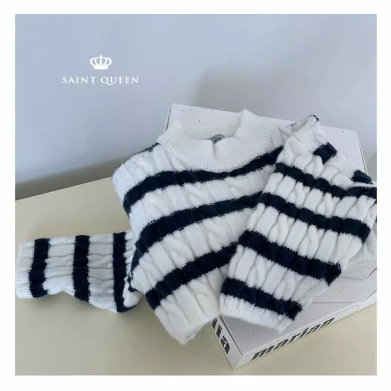Saint Queen - Korean Children Fashion - #magicofchildhood - Dan Twist Knit Tee