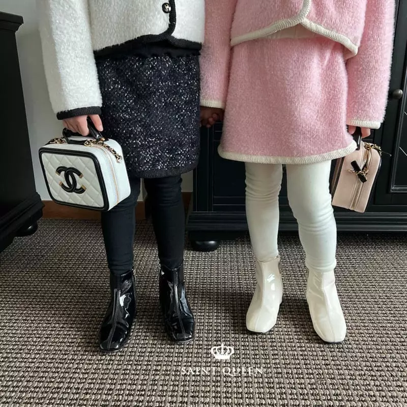 Saint Queen - Korean Children Fashion - #littlefashionista - Twill Leggings - 4