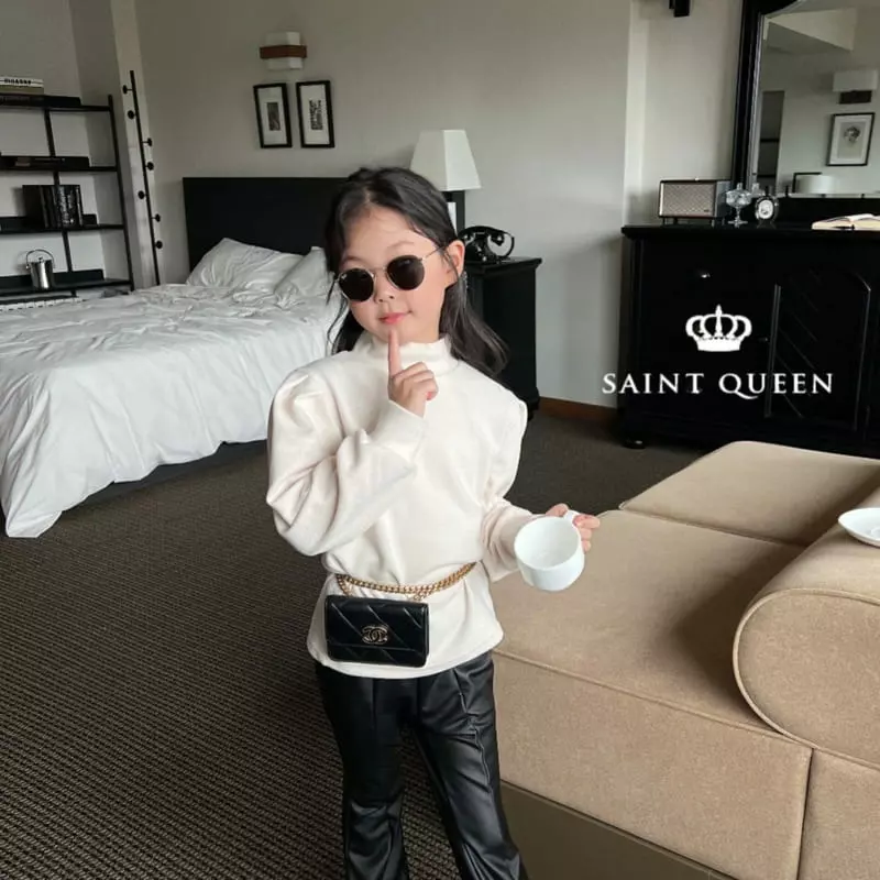 Saint Queen - Korean Children Fashion - #magicofchildhood - Puff Turtleneck Tee - 4