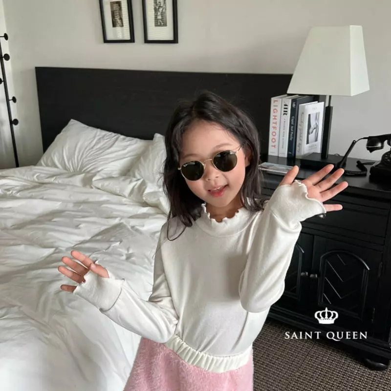 Saint Queen - Korean Children Fashion - #minifashionista - Finger Turtleneck Tee - 3