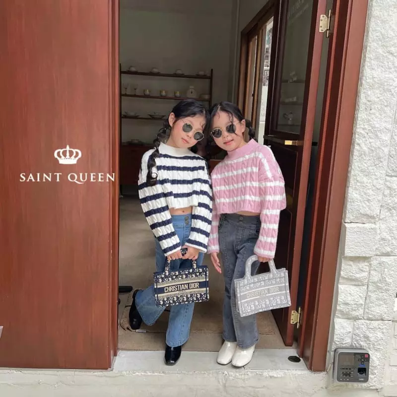 Saint Queen - Korean Children Fashion - #prettylittlegirls - Dan Twist Knit Tee - 3