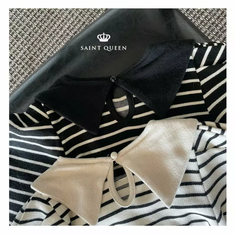 Saint Queen - Korean Children Fashion - #prettylittlegirls - Crop Collar Blouse - 3