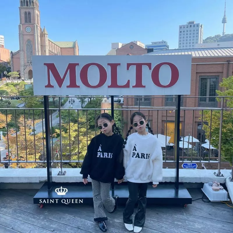 Saint Queen - Korean Children Fashion - #stylishchildhood - Paris Fleece Sweatshirt - 5