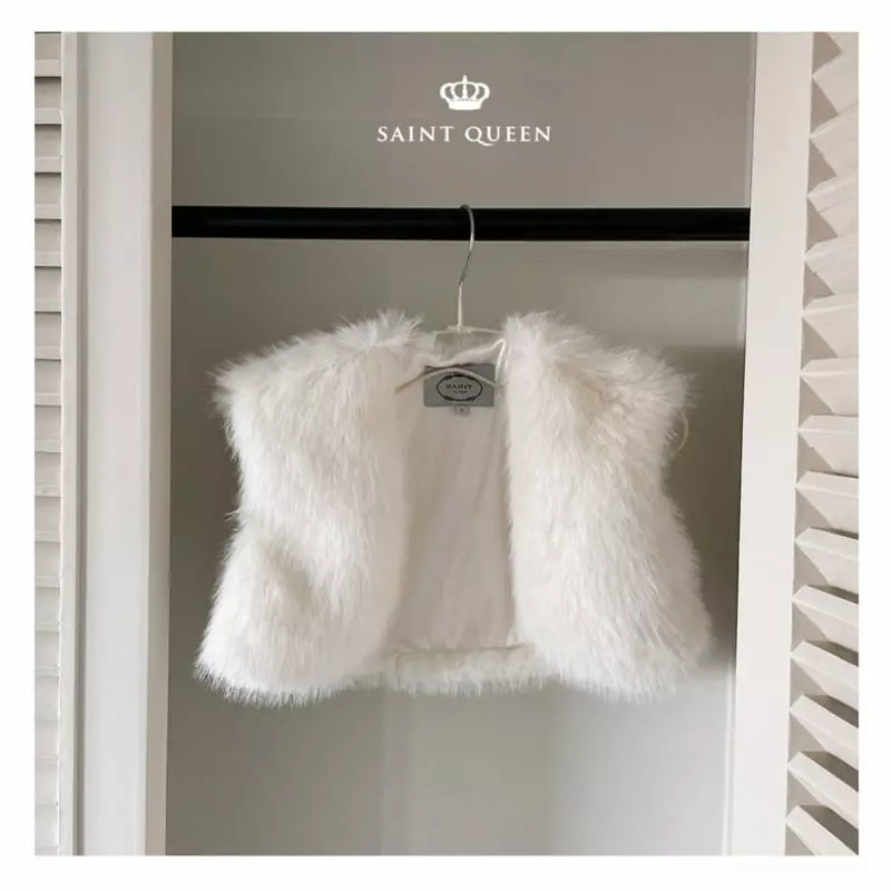 Saint Queen - Korean Children Fashion - #stylishchildhood - Mink Bolero Vest