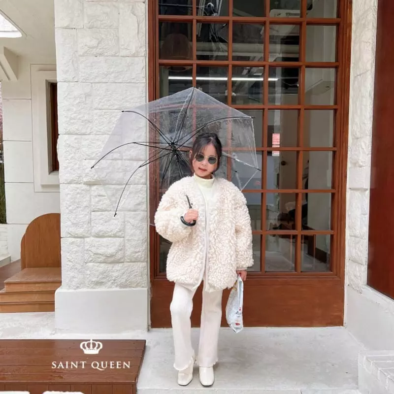 Saint Queen - Korean Children Fashion - #todddlerfashion - Poodle Cardigan - 9