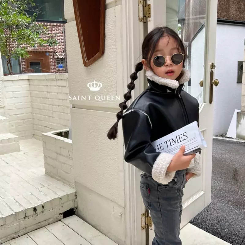 Saint Queen - Korean Children Fashion - #toddlerclothing - Mustang Short Jumper - 11