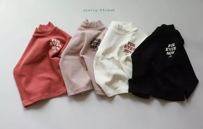 Sewing B - Korean Children Fashion - #Kfashion4kids - Loose Turtleneck Tee
