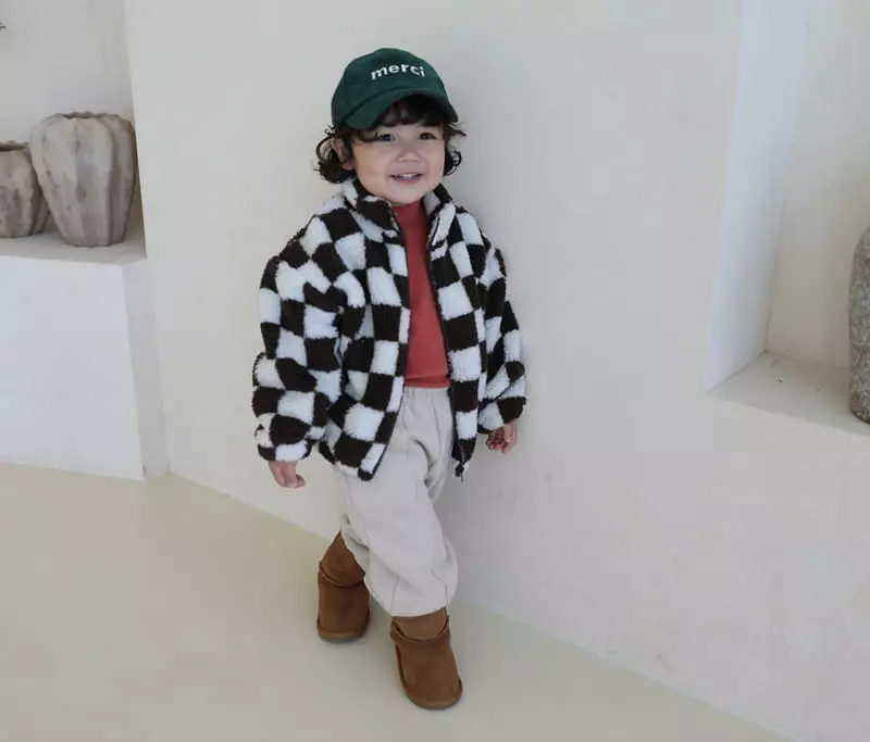 Sewing B - Korean Children Fashion - #childofig - Check Duble Jumper - 9