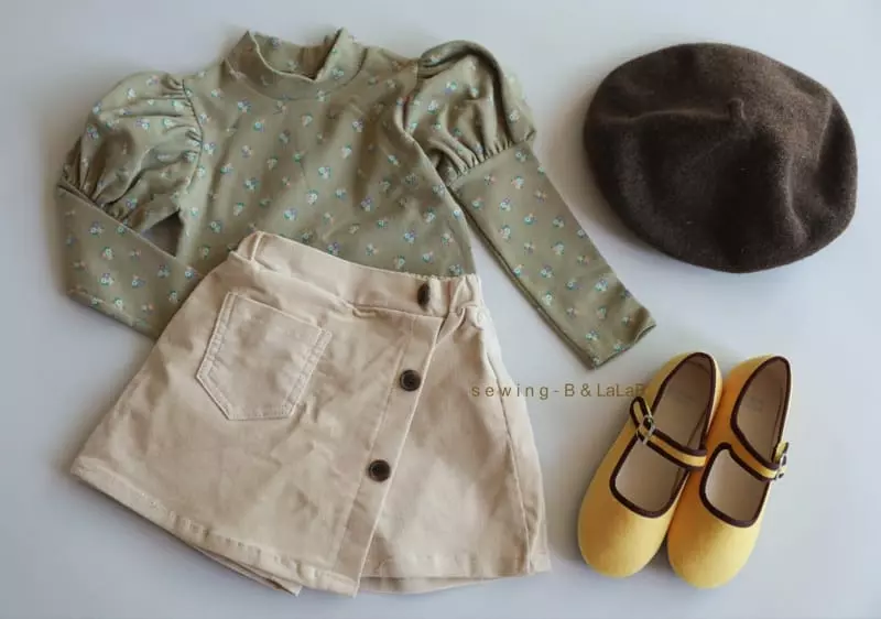 Sewing B - Korean Children Fashion - #designkidswear - Wrap Skirt pants - 2