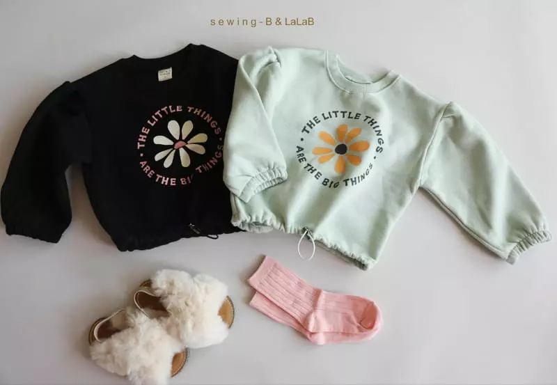 Sewing B - Korean Children Fashion - #fashionkids - String Sweatshirt