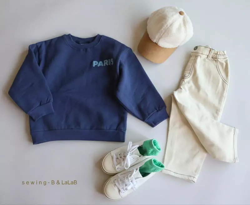 Sewing B - Korean Children Fashion - #kidsshorts - Paris Sweatshirt - 3