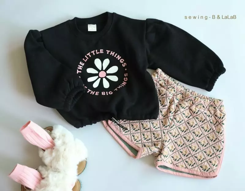 Sewing B - Korean Children Fashion - #kidsshorts - String Sweatshirt - 2