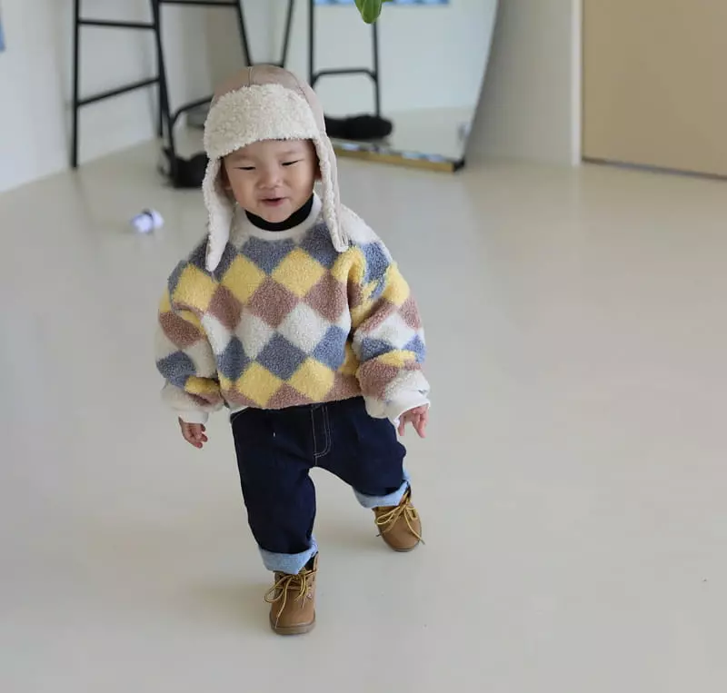 Sewing B - Korean Children Fashion - #kidsshorts - Ace Dumble Sweatshirt - 11