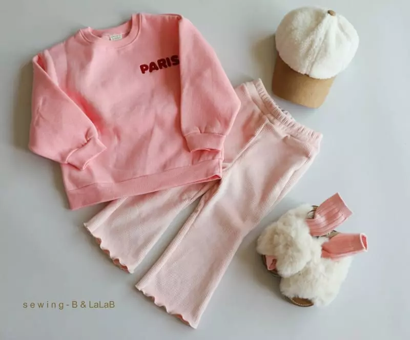 Sewing B - Korean Children Fashion - #kidzfashiontrend - Joy Fleece Bootscut Pants - 3