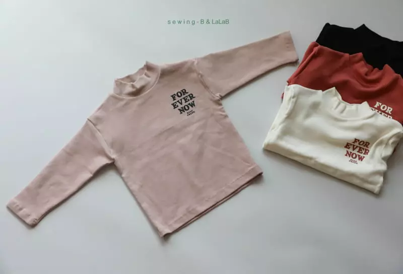 Sewing B - Korean Children Fashion - #littlefashionista - Loose Turtleneck Tee - 2