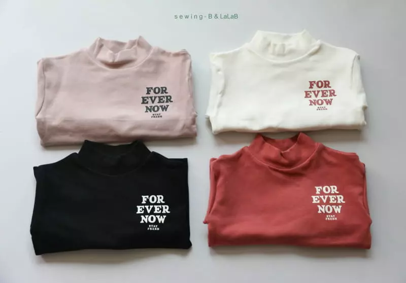 Sewing B - Korean Children Fashion - #magicofchildhood - Loose Turtleneck Tee - 4
