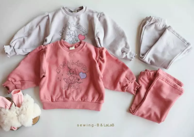 Sewing B - Korean Children Fashion - #prettylittlegirls - Rabbit Top Bottom Set