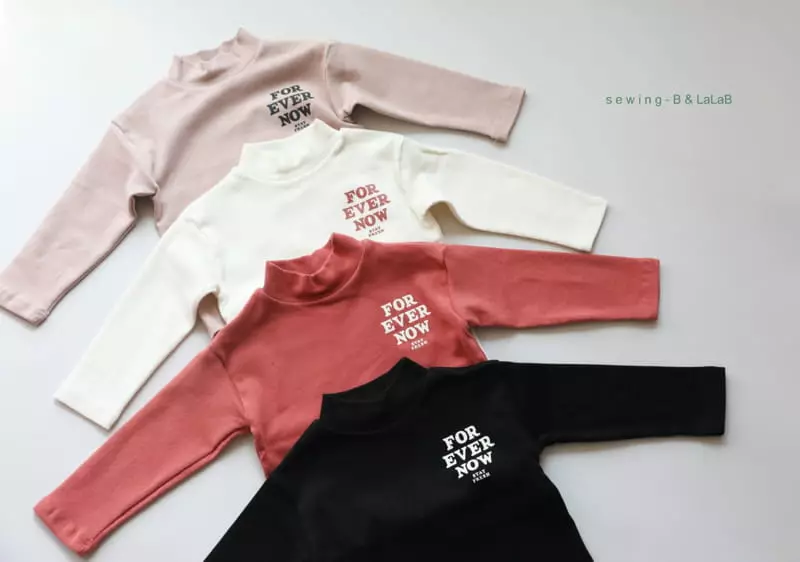 Sewing B - Korean Children Fashion - #prettylittlegirls - Loose Turtleneck Tee - 5