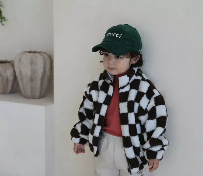 Sewing B - Korean Children Fashion - #prettylittlegirls - Check Duble Jumper - 5