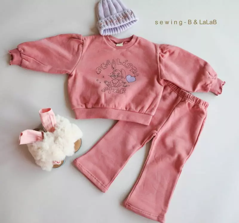 Sewing B - Korean Children Fashion - #todddlerfashion - Rabbit Top Bottom Set - 2