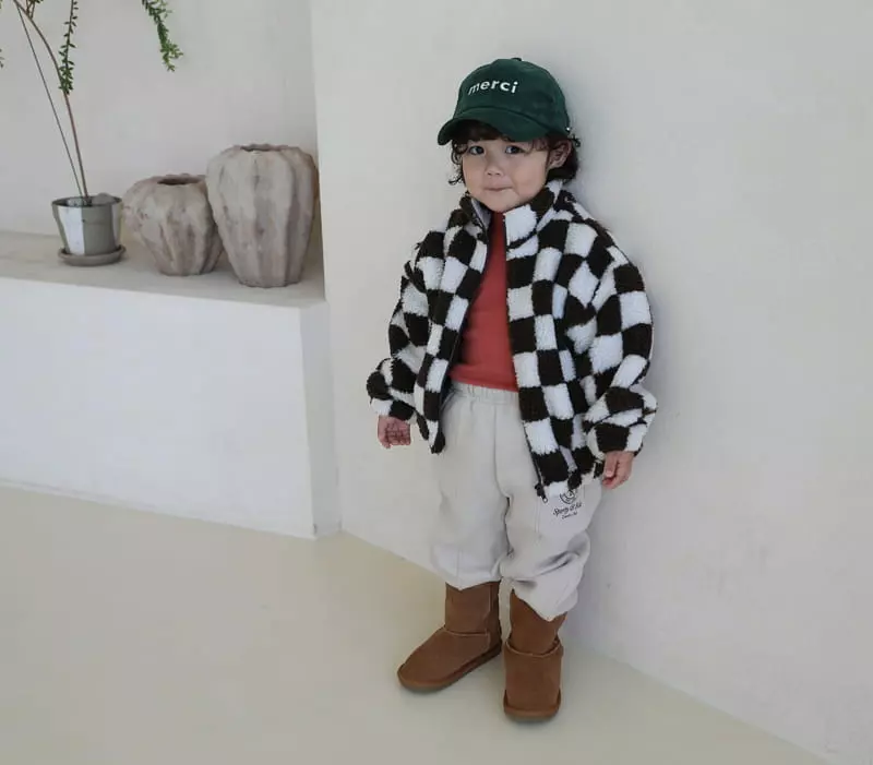 Sewing B - Korean Children Fashion - #todddlerfashion - Check Duble Jumper - 6