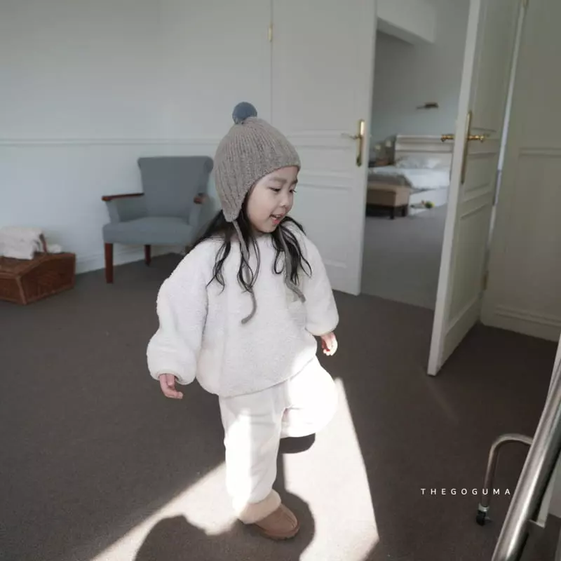 Shinseage Kids - Korean Children Fashion - #Kfashion4kids - Pu Boa Sweatshirt - 9