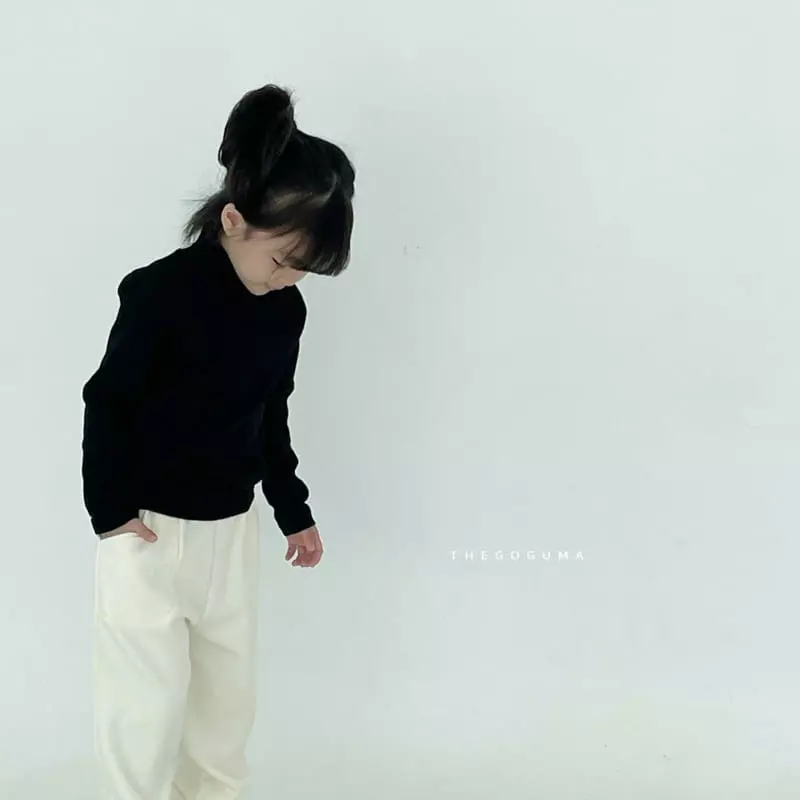 Shinseage Kids - Korean Children Fashion - #stylishchildhood - Sticky Turtleneck Tee Simple - 4