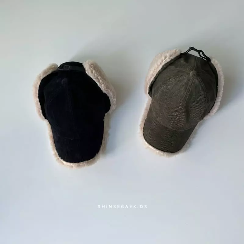 Shinseage Kids - Korean Children Fashion - #designkidswear - Rib Bbogle Ear Ball Cap - 5