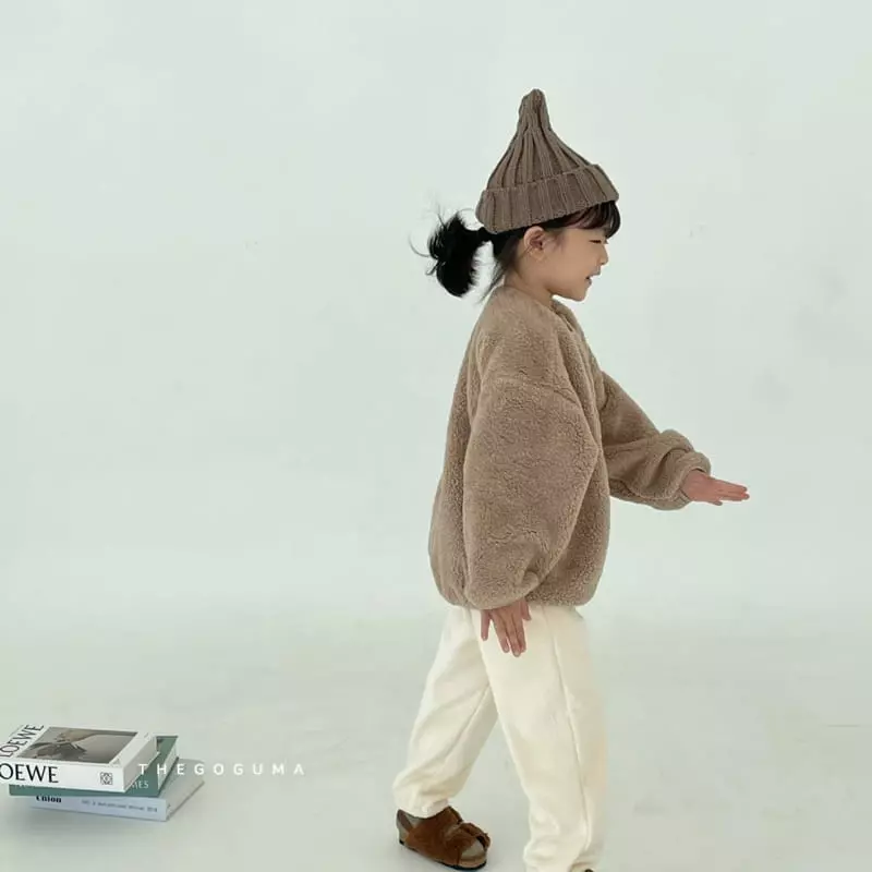 Shinseage Kids - Korean Children Fashion - #designkidswear - Pu Boa Sweatshirt - 4