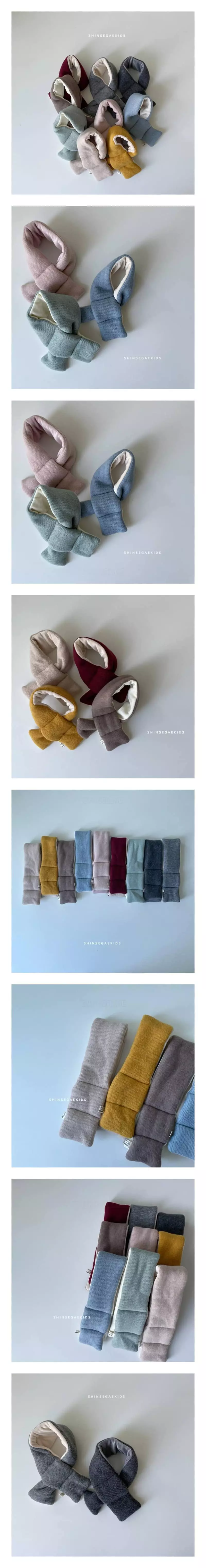Shinseage Kids - Korean Children Fashion - #fashionkids - Reversible Knit Neck Warmer