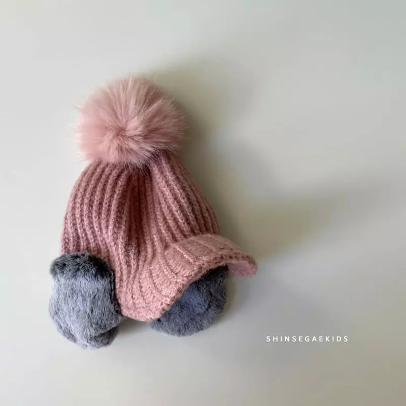 Shinseage Kids - Korean Children Fashion - #kidsstore - Bell Knit Earmuff - 3