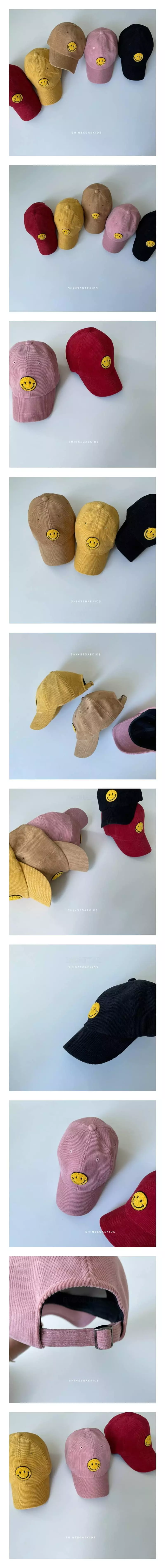 Shinseage Kids - Korean Children Fashion - #kidzfashiontrend - Rib Smile Ball Cap