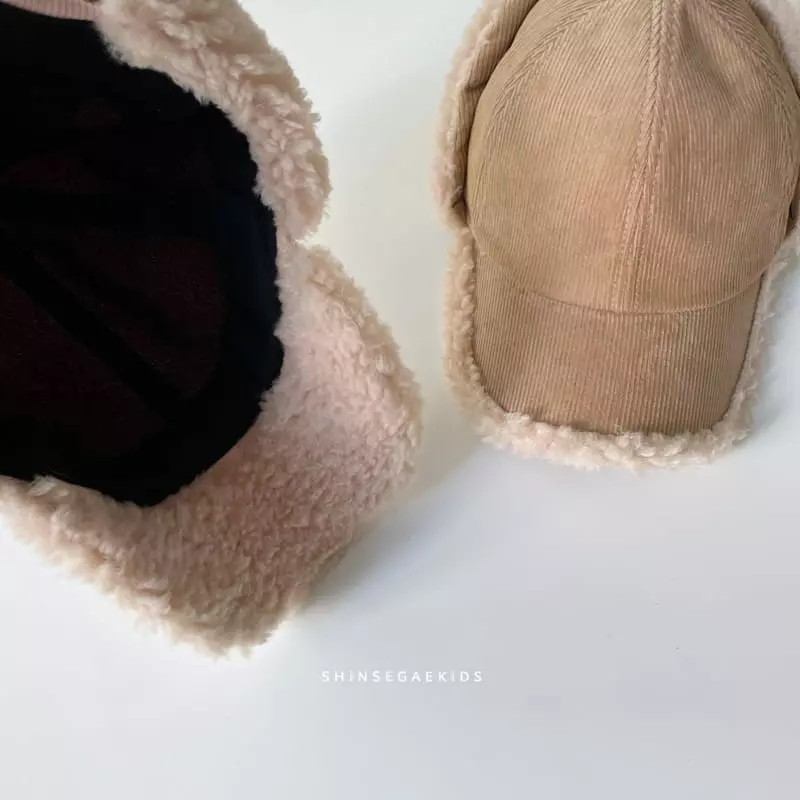 Shinseage Kids - Korean Children Fashion - #kidzfashiontrend - Rib Bbogle Ear Ball Cap - 10