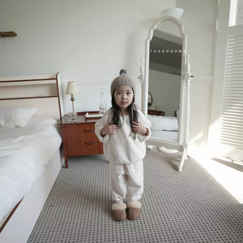 Shinseage Kids - Korean Children Fashion - #kidzfashiontrend - Pu Boa Sweatshirt - 8