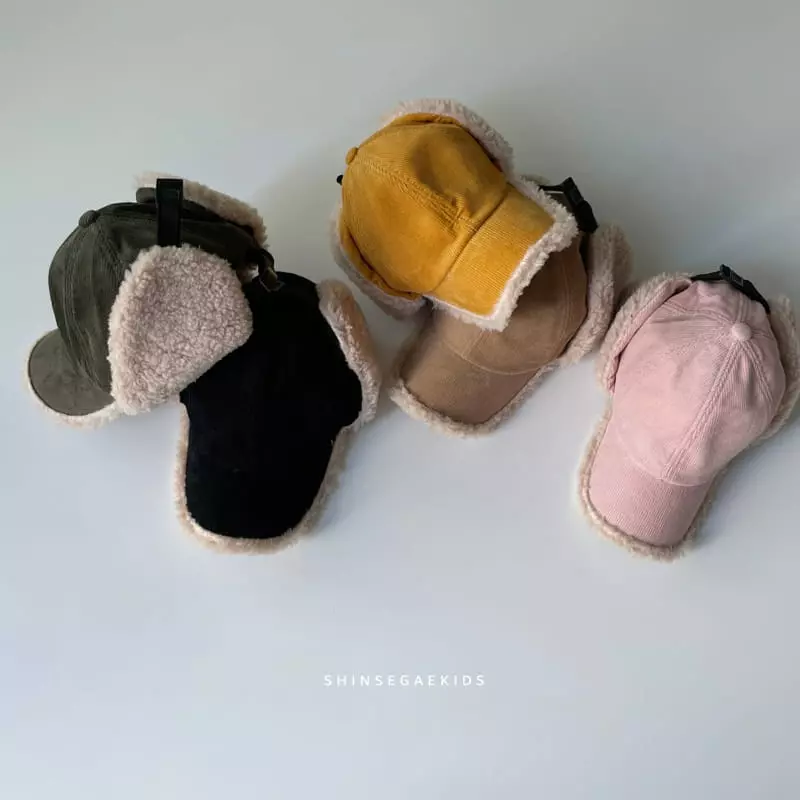 Shinseage Kids - Korean Children Fashion - #littlefashionista - Rib Bbogle Ear Ball Cap - 12