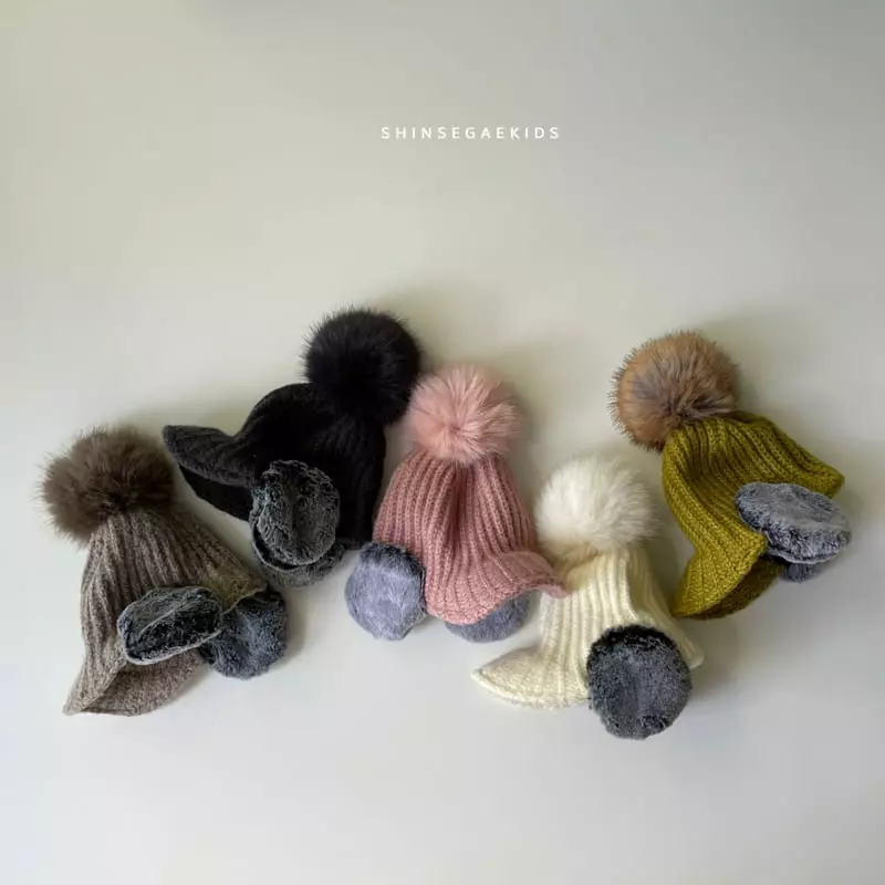 Shinseage Kids - Korean Children Fashion - #littlefashionista - Bell Knit Earmuff - 6
