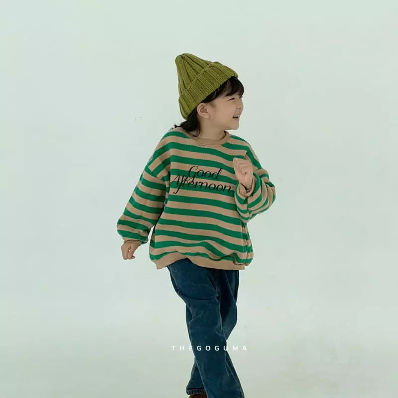 Shinseage Kids - Korean Children Fashion - #minifashionista - Good Stripes Sweatshirt - 7