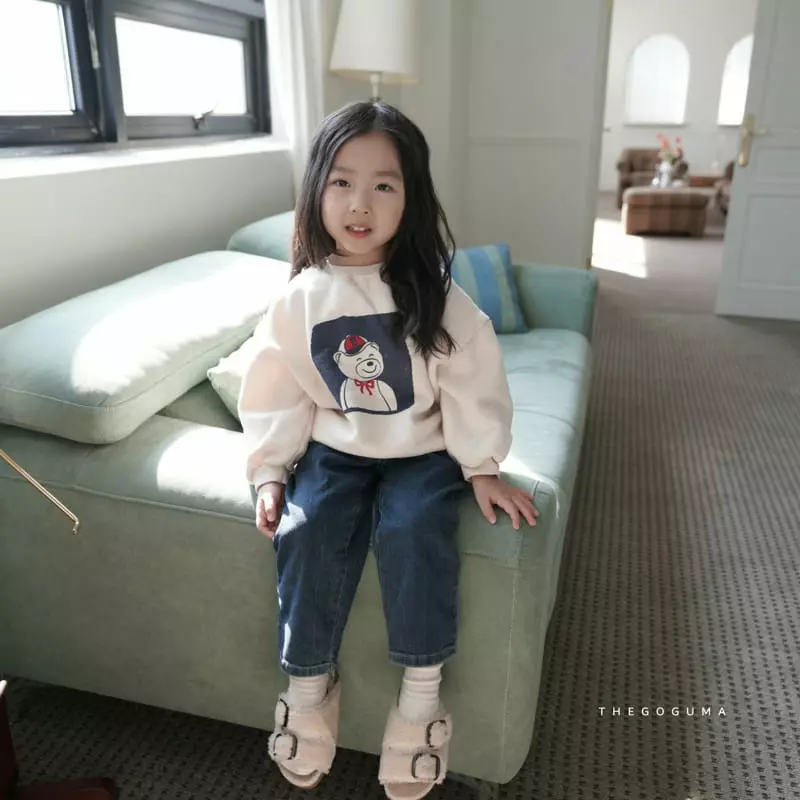 Shinseage Kids - Korean Children Fashion - #minifashionista - Damege Fleece Jeans - 3