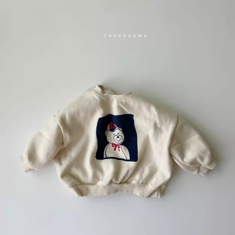Shinseage Kids - Korean Children Fashion - #toddlerclothing - B Bear Sweatshirt - 4