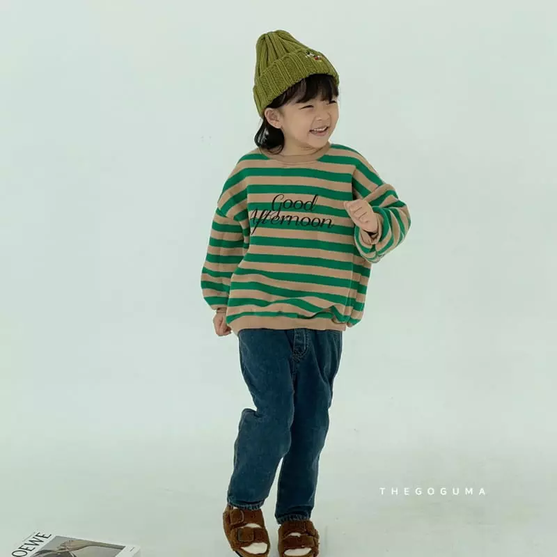 Shinseage Kids - Korean Children Fashion - #todddlerfashion - Good Stripes Sweatshirt - 9