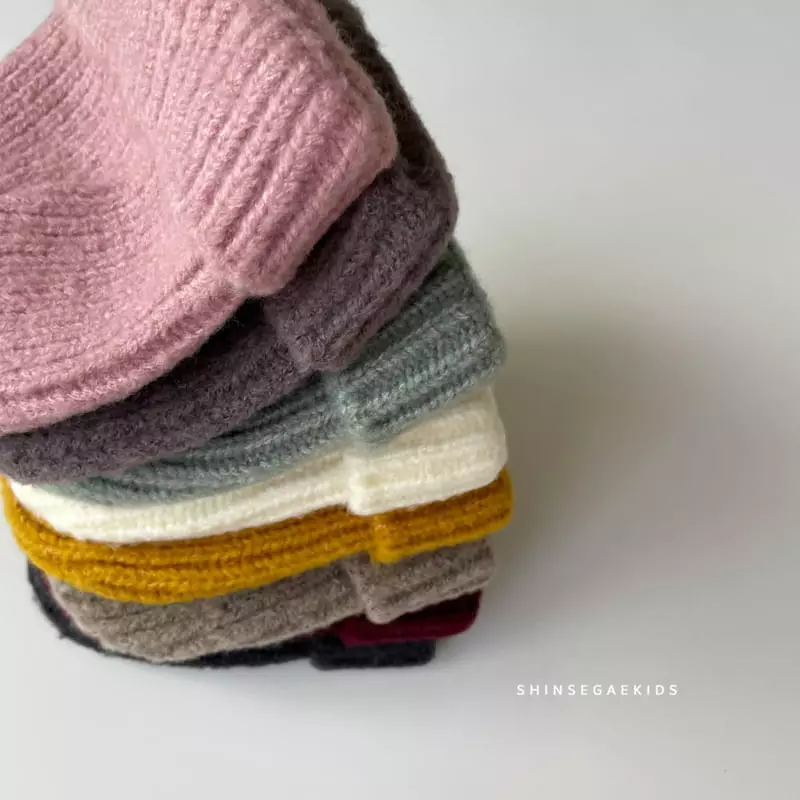 Shinseage Kids - Korean Children Fashion - #todddlerfashion - Knit Short Beanie - 6