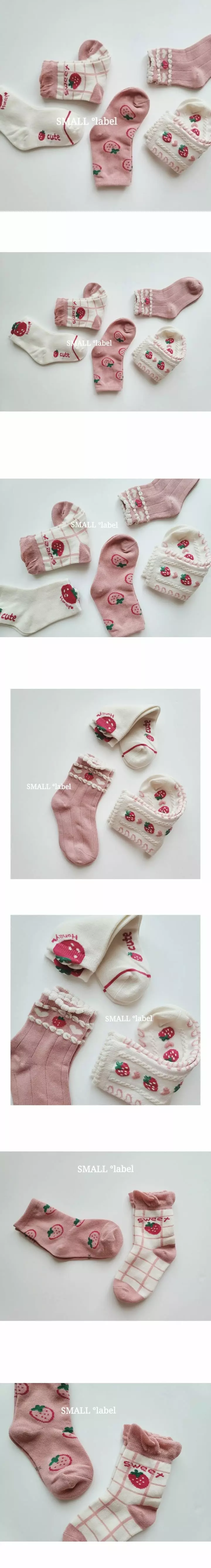 Small Label - Korean Children Fashion - #Kfashion4kids - Strawberry Set